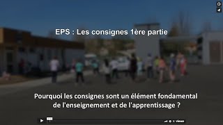 EPS  les consignes Partie 16 [upl. by Frey]