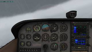 NDB Approach in XPlanes default C172SP [upl. by Novyaj]