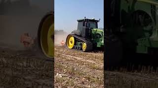 John Deere 9R  Pasto plowing  tractor fendt shots farming tochen tochen agriculture fyp [upl. by Ajam305]