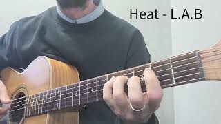 Heat By LAB  Guitar Tutorial [upl. by Aronoel]