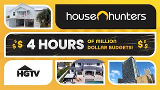 Million Dollar Budgets amp Homes  4 Hour House Hunters Full Episode Recap Marathon  HGTV [upl. by Groveman497]