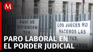 Trabajadores del Poder Judicial atenderán solo casos urgentes tras paro de labores en CdMx [upl. by Pazit]