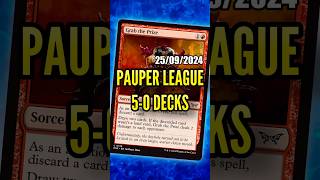 UNDEFEATED MTG Pauper League Decklists 20240925 davidroyale pauper paupermtg [upl. by Olocin644]