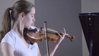 Sarah Switzer  Tchaikovsky quotCanzonettaquot Andante 2nd mvt from Violin Concerto in D major [upl. by Adiene888]