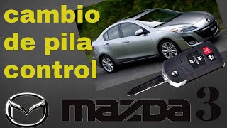 Como cambiar Pila de llave Mazda 3 [upl. by Ramey531]