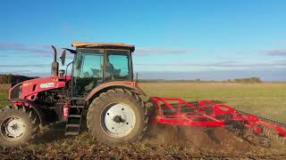 MTZ 15233 EURO MASZ 3 méteres Grubber Pocsaj Hungary 2024 [upl. by Trimble]