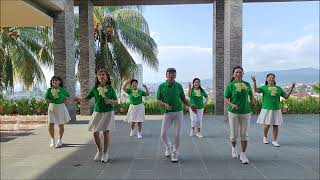 GREEN GREEN GRASS  LINE DANCE  Choreo Caecilia M Fatruan [upl. by Thaxter]