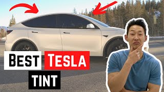 Best Window TINT for your Tesla Yes you can tint the Roof [upl. by Ardy]