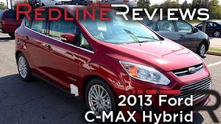 2013 Ford CMAX Hybrid Review Walkaround Exhaust Test Drive [upl. by Aitahs167]