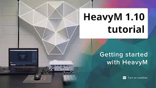 HeavyM 110 Tutorial  How to get started  Projection mapping tutorial [upl. by Puritan698]