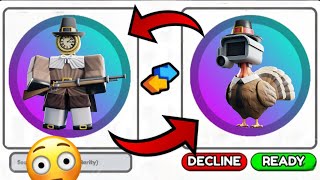 I TRADE NEW COSMIC MOST CLASSIC CLOCKMAN and NEW EVENT THANKSGIVING in Skibidi Tower Defense [upl. by Coltson]