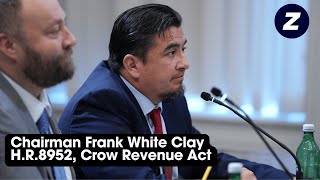 Chairman Frank White Clay of Crow Tribe Crow Revenue Act [upl. by Htiderem208]