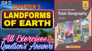 Landform of the Earth Class 9  Geography  Chapter 5 All answers  202425 [upl. by Elimay]