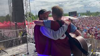 Chesney says thank you to his West Ham family  Prague June 7th Uefa conference league winners 2023 [upl. by Hershell]