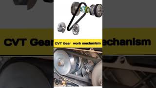 CVT Gear work mechanism mechanicalengineering automobile [upl. by Enelaj]