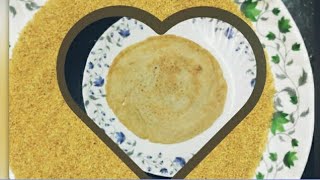 కొర్ర బియ్యం తో దోశ తయారు చేయు విధానము korra dosa recipe Foxtail Millet dosa recipe [upl. by Ical]