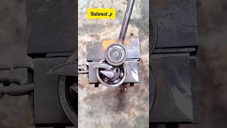 This chain making tool is made from used materials diy shortvideos tools machine welder [upl. by Hairom]