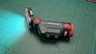 Parkside 12V Cordless LED Work Light PLLA 12 D3 from Lidl or Kaufland  unboxing review and test [upl. by Ahseena193]