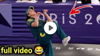 rachael gunn break dance Olympics  australian break dance Olympics  breakdance rachael gunn [upl. by Derwon]