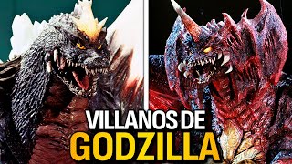 Todos Los Villanos de GODZILLA Era Heisei [upl. by Aekan]