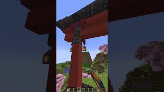 Japanese gate minecraft anime memes japan opening building gaming shorts [upl. by Holly239]