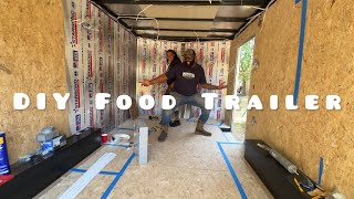 DIY Food Trailer Build build diyproject construction foodtrailer diy home rollingwiththereeds [upl. by Maloy]