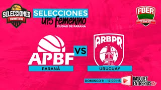 Campeonato Entrerriano de Selecciones Femenino U15 2024 APBF vs Pancho RamÃ­rez [upl. by Ozne]