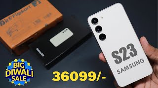 Samsung Galaxy S23 Unboxing Only  36099  Flipkart Big diwali amp BBD sale  Lowest Price Ever [upl. by Aeht]