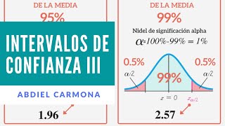 3 Intervalos de Confianza [upl. by Tolland910]