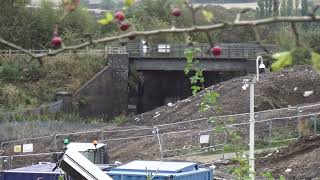 Chesterfield Staveley canal TransPennine Bridge to be lifted in place from the 15th October [upl. by Iaw]