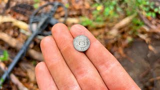 I Cant Believe I Went Back and Found This Metal Detecting Silver Coin [upl. by Etteraj]