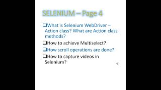 Infosys Selenium Interview Questions for 8 to 14 yrs selenium  Testing Labs A to Z Shrts5P4 [upl. by Niwroc]