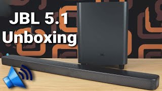 JBL 51Channel Soundbar System  Unboxing [upl. by Yojenitsirk]