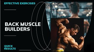 Effective exercises for building back muscle  By Umer Rashid backexercise [upl. by Merralee162]