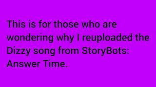 Announcement About the Dizzy Song from StoryBots Answer Time [upl. by Alema]