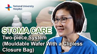 Stoma Care  Two Piece System Mouldable Wafer With a Clipless Closure Bag [upl. by Nalyd129]