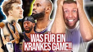 Franz Wagner DAGGER Moritz POSTER LeBron amp AD vs Magic  NBA Reaction [upl. by Ultima]