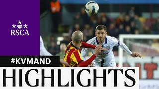 HIGHLIGHTS KV Mechelen  RSC Anderlecht  20232024 [upl. by Remle]