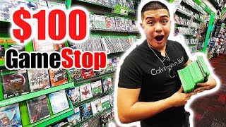 100 GAMESTOP CHALLENGE [upl. by Annoirb]