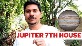 Jupiter in 7th House in Vedic Astrology Jupiter in the Seventh House [upl. by Eilrahs]