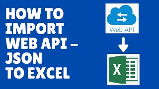 Import Web APIJson Data to Excel  MS Excel  Power Query [upl. by Esilana]