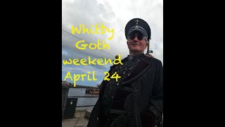 Goth weekend in Whitby 2024 Saturday only [upl. by Ahslek]