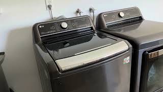 HONEST Review of The LG 5 5 cu ft Top Load Washer [upl. by Eniamrehs881]