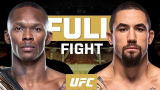 ROBERT WHITTAKER vs ISREAL ADESANYA  FULL FIGHT  FREE FIGHT  ufc mma [upl. by Rebeca971]