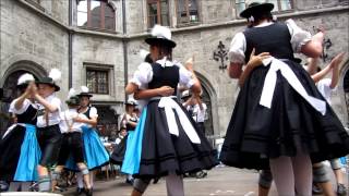 Schuhplattler  Bavarian Folk Dance in Munich [upl. by Ludmilla]