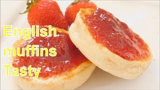 How To Make English Muffins Super Easy English Muffins Recipe [upl. by Ennaitsirk]