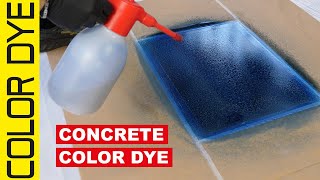 Concrete Color Dye ideal for flooring and concrete artifacts [upl. by Franklyn]