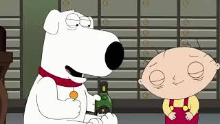 Brian and Stewie get locked in a bank vault  Best Moments 15MinHD1080p [upl. by Ekralc]