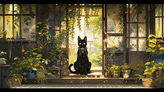 Lofi With My Cat  Tropical Room amp Cat 🪴🌱🐱 ChillSleepHealing  Lofi Mix  Lofi Songs [upl. by Bravar]