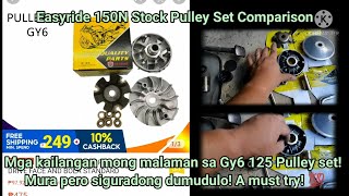 Comparison on Gy6 125 pulley set Mura pero sigurado dumudulo A very must try 💯 [upl. by Connell146]